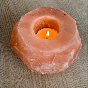 X 2 Himalayan Salt Candle holders, both for $15!
